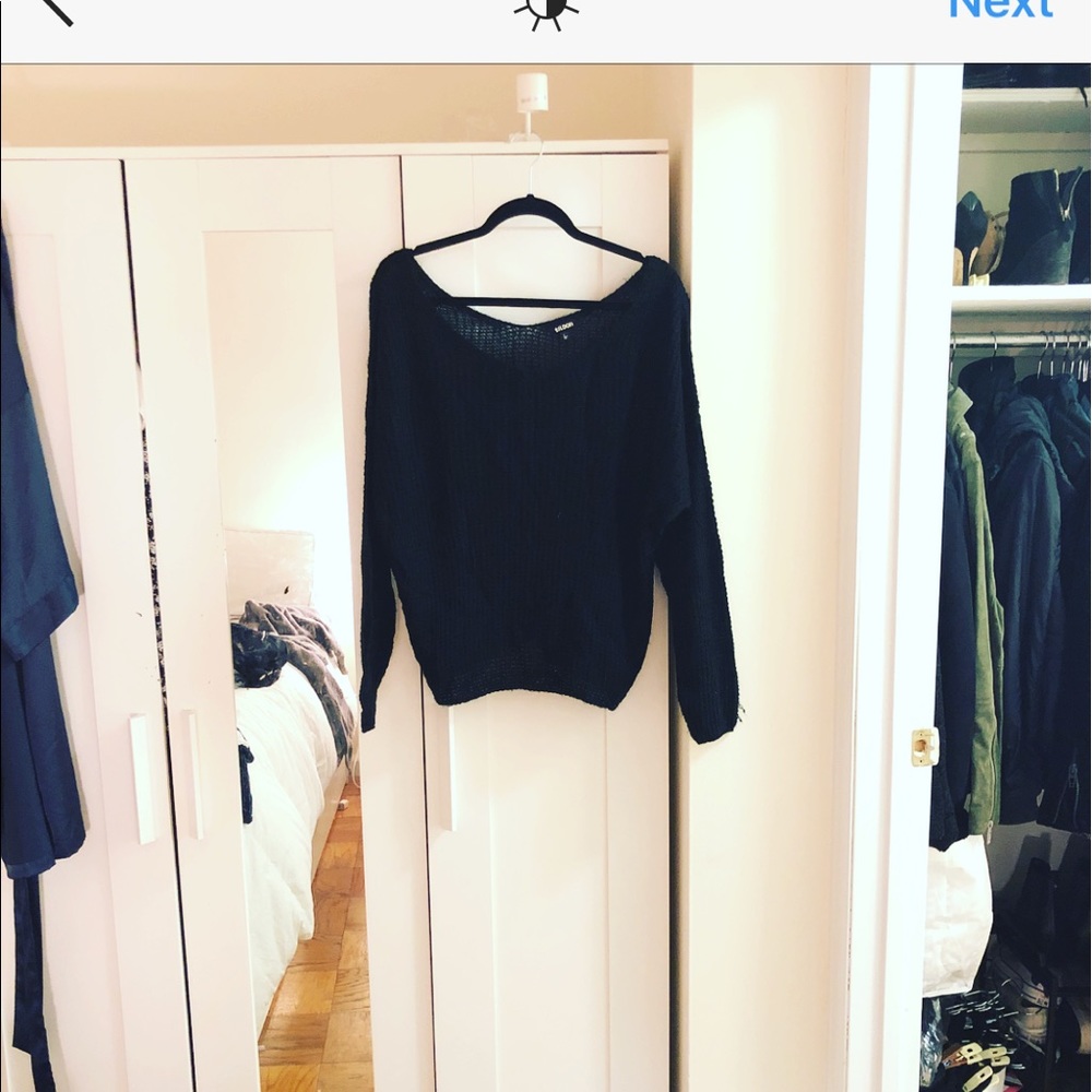 Black sweater